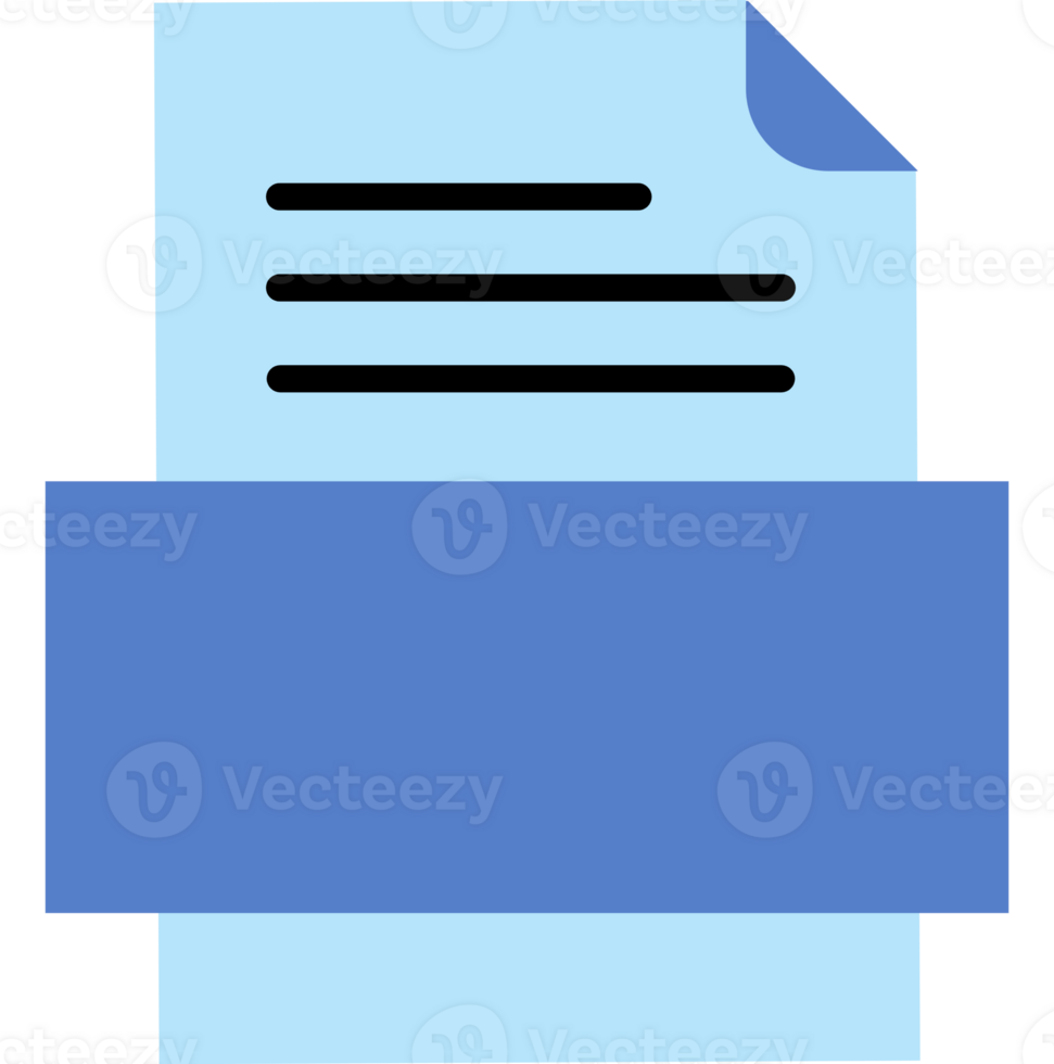 Doc Icon Empty Blue And Black png