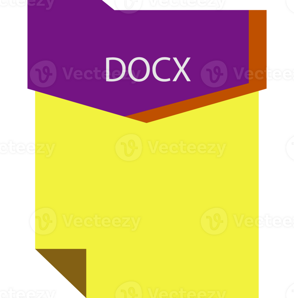 Docx File Format Minimal Icon png