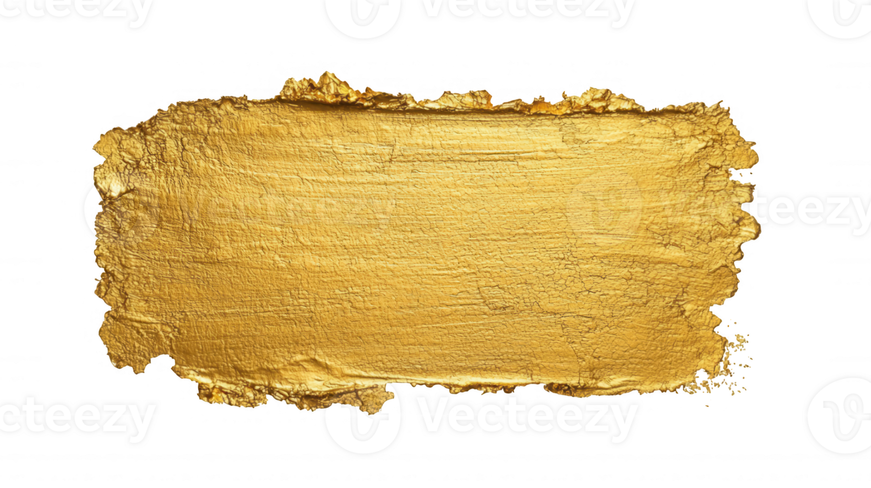 3d icon Gold brush stroke creating a shiny, metallic texture on a transparent background, ideal for adding a touch of luxury to designs png