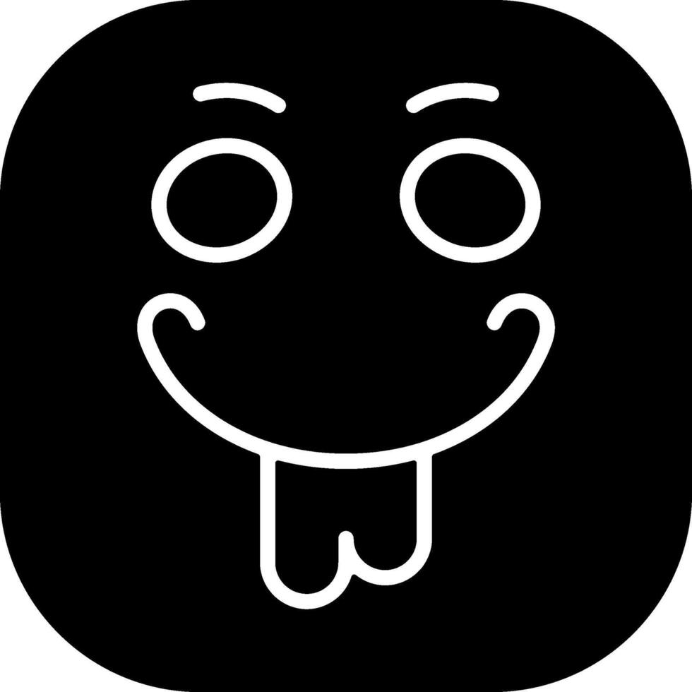 Face Vomiting Solid Style Icon vector
