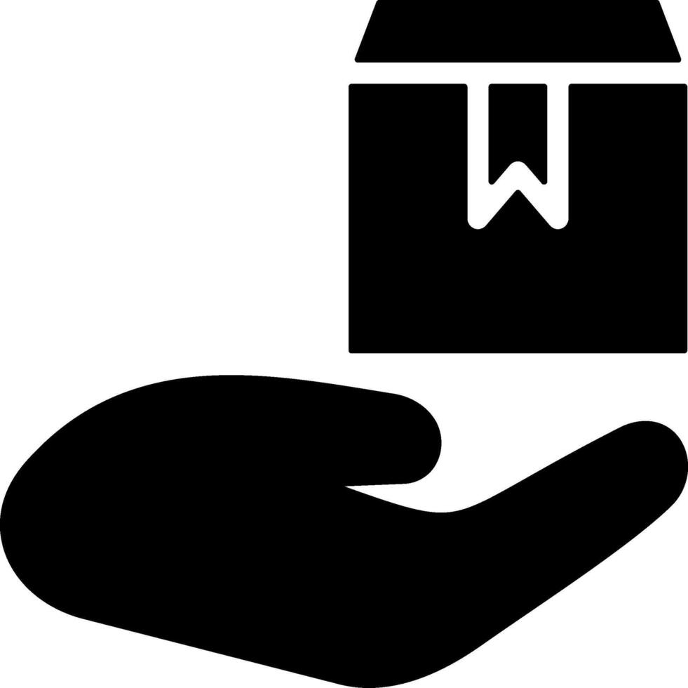 Donation Drive Solid Style Icon vector