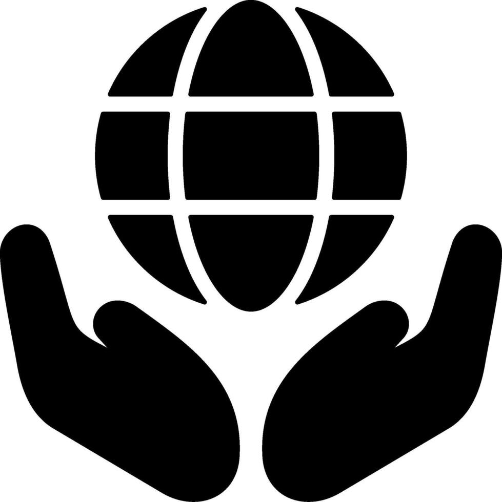 Nonprofit Organization Solid Style Icon vector