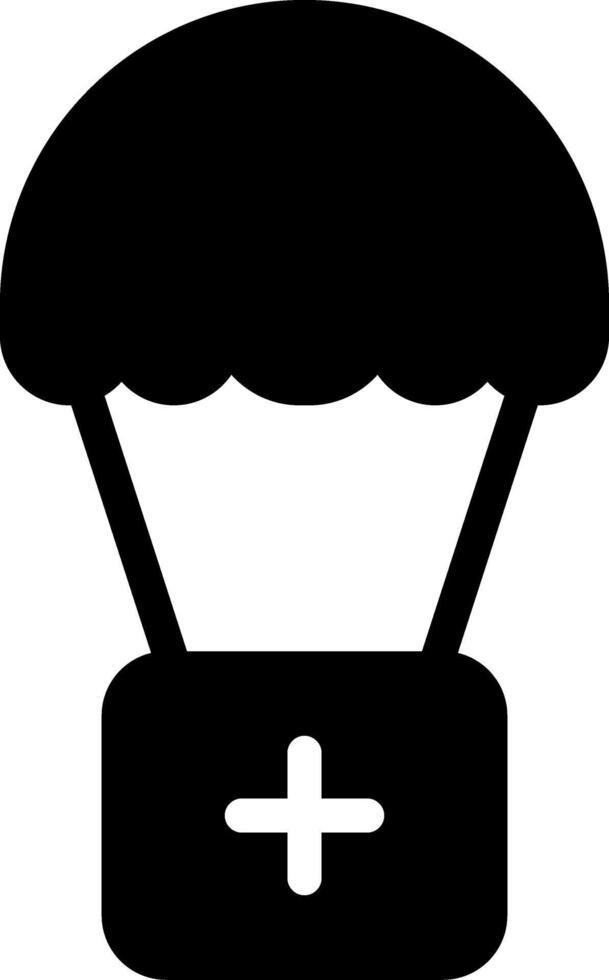 Disaster Relief Fund Solid Style Icon vector
