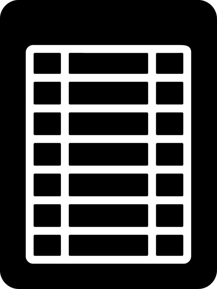 Reading log Solid Style Icon vector