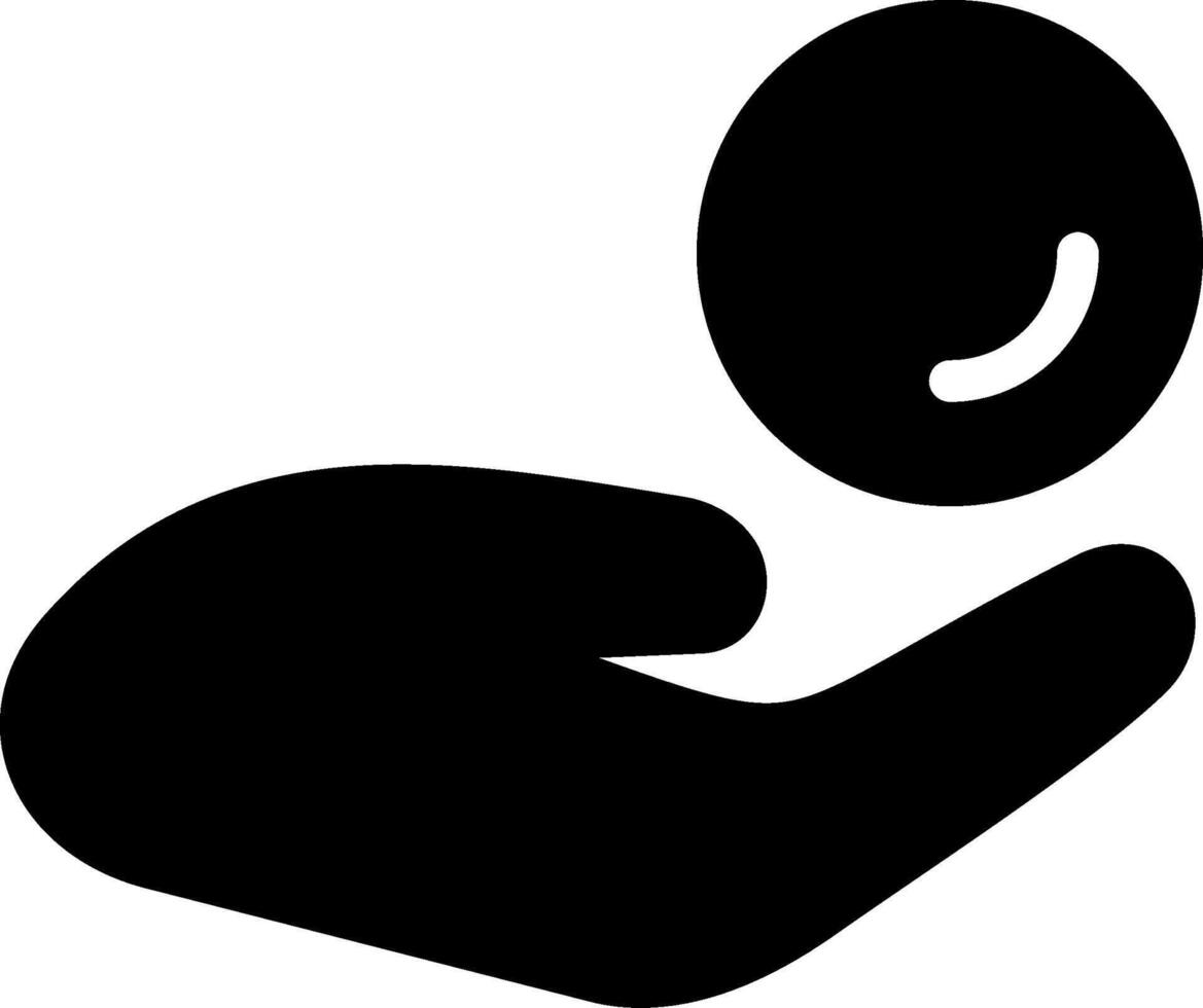 Donation Solid Style Icon vector