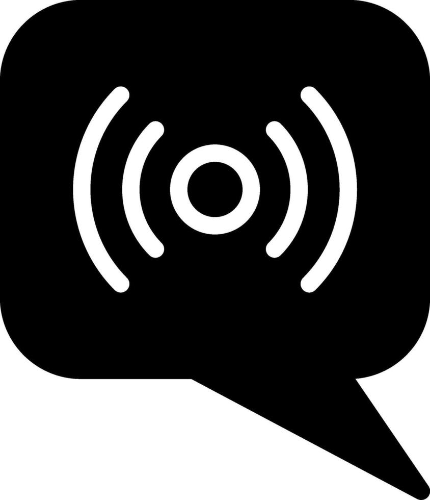 Signal Black Icon vector