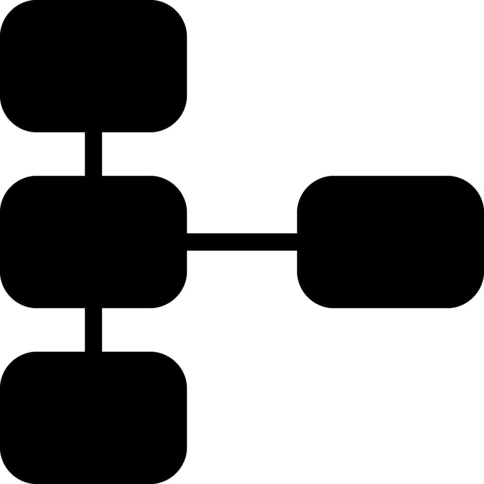 Connection Solid Style Icon vector