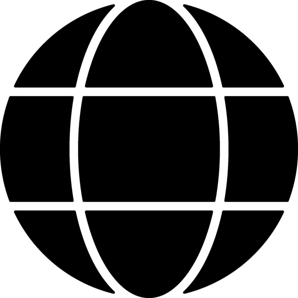 Internet Solid Style Icon vector