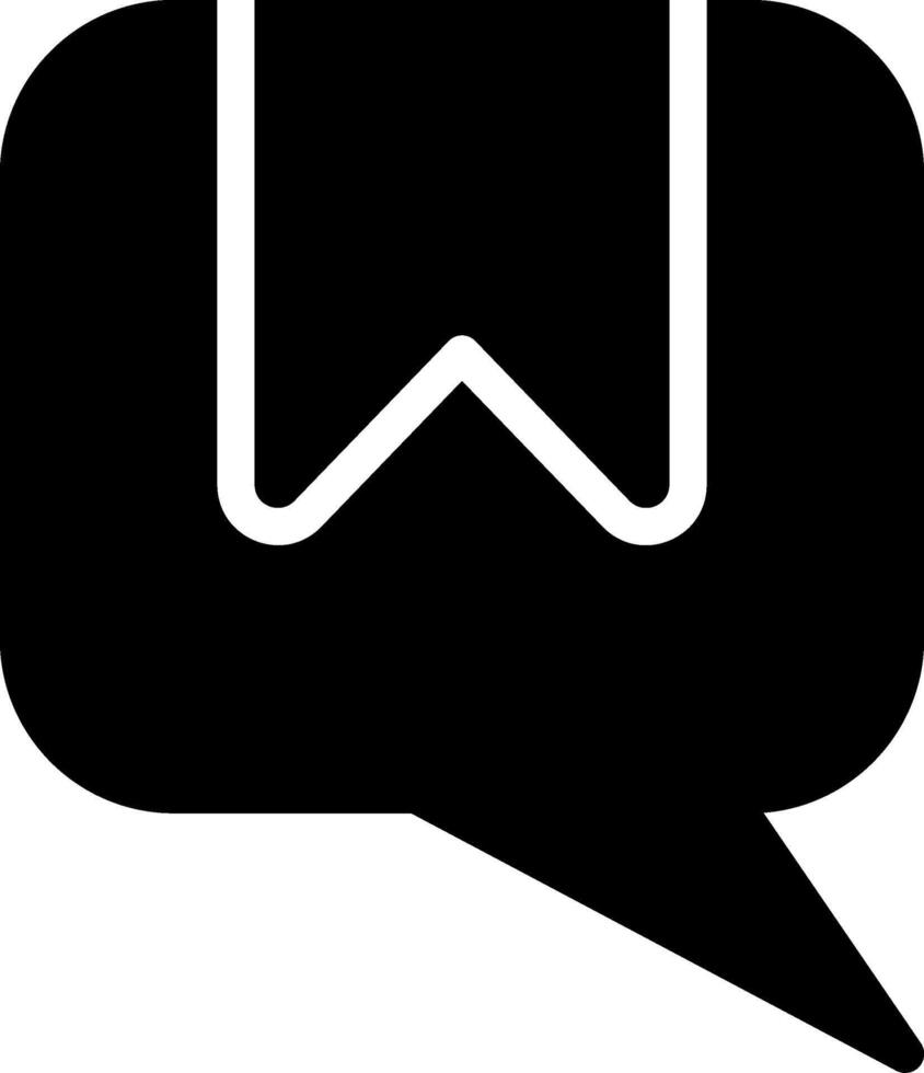 Bookmark Black Eps Icon vector
