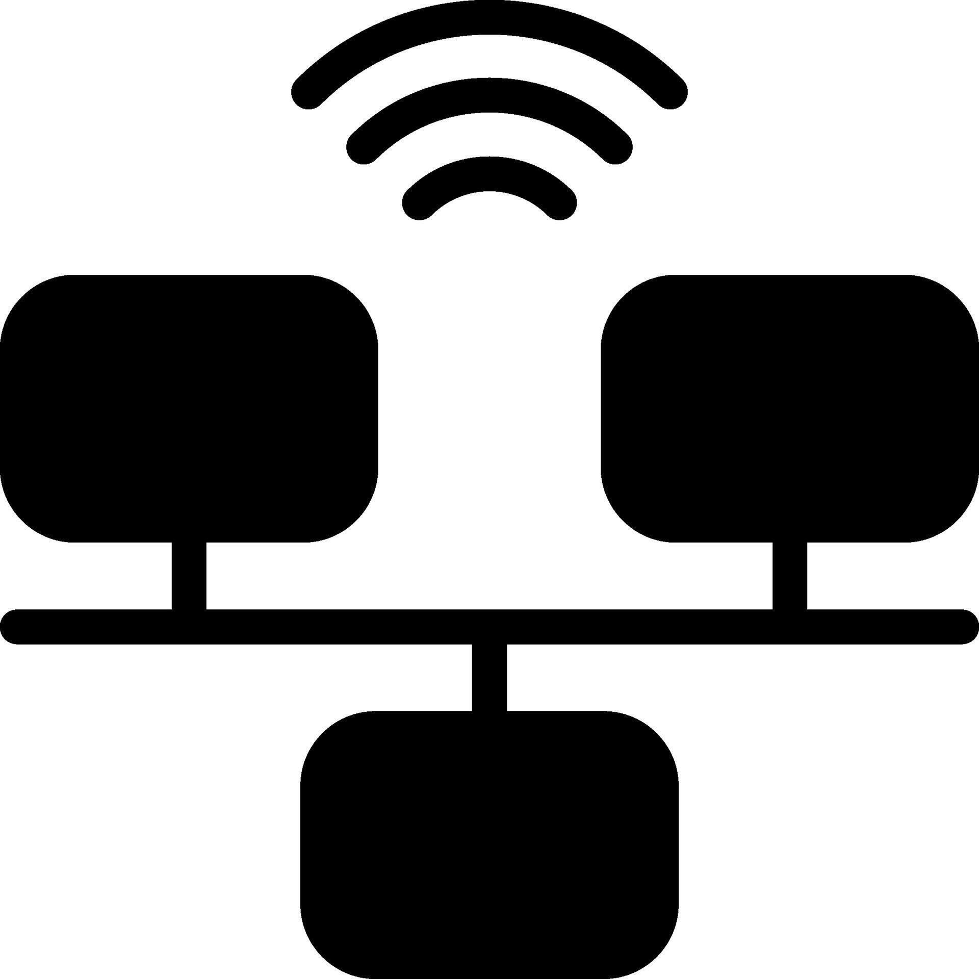 Network Connection Solid Style Icon 66503528 Vector Art at Vecteezy