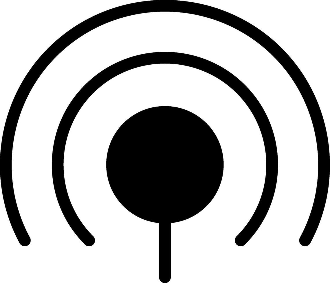 Telecom Black Eps Icon vector
