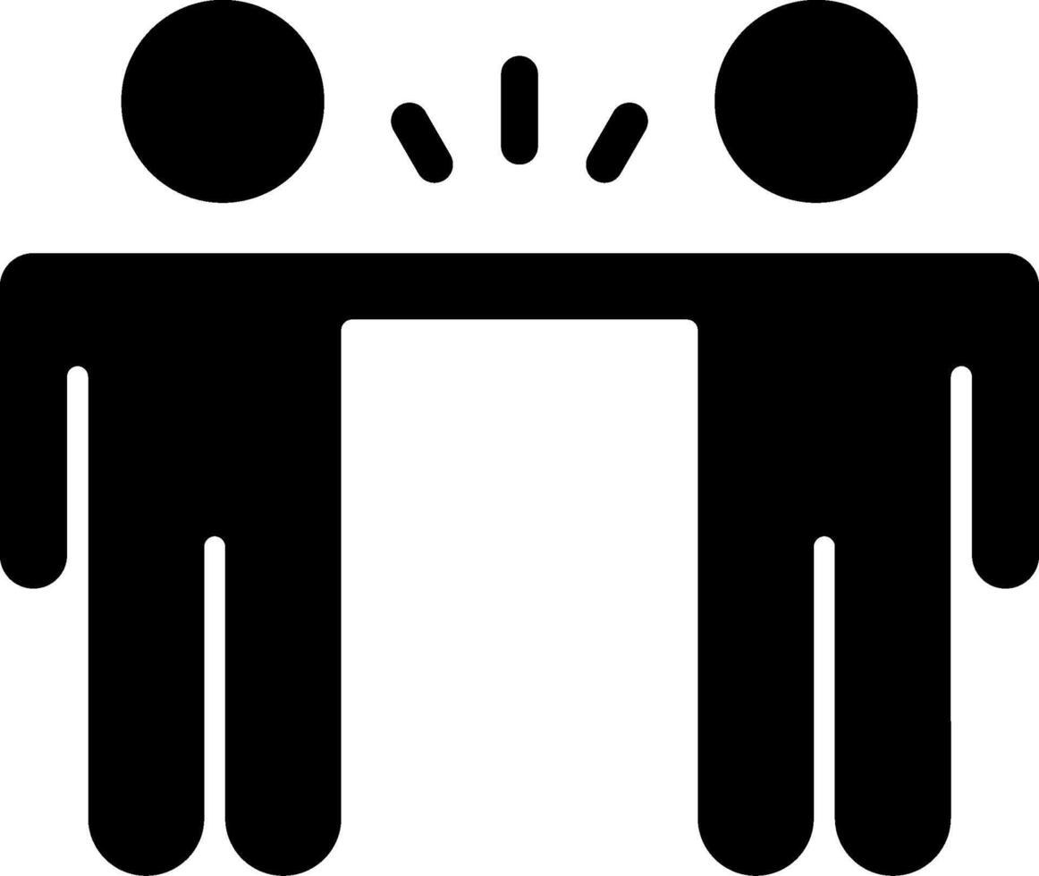 Partnership Solid Style Icon vector
