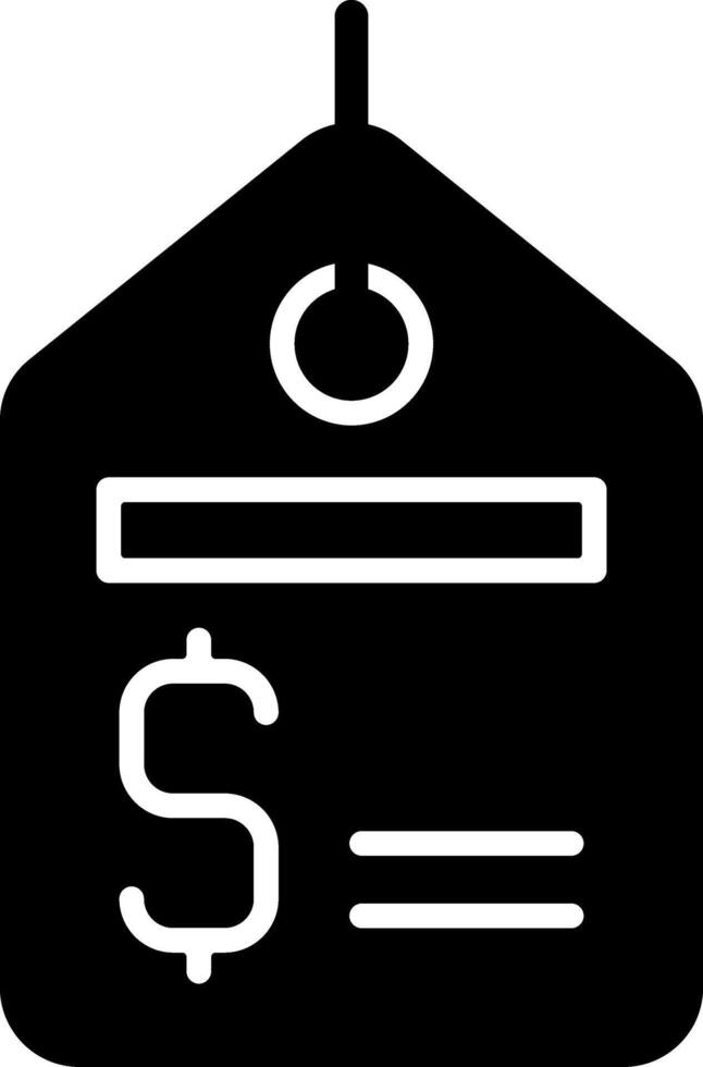 Price Tag Black Eps Icon vector
