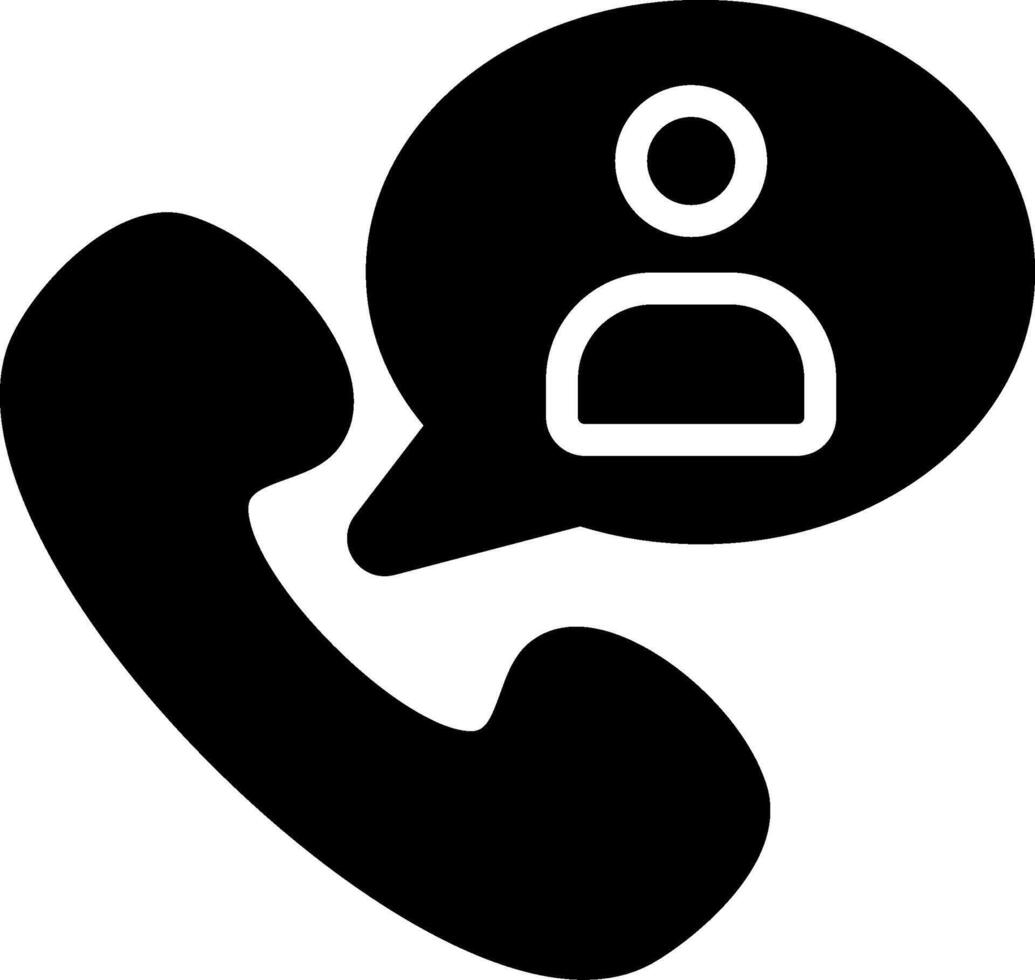 Customer Support Solid Style Icon vector