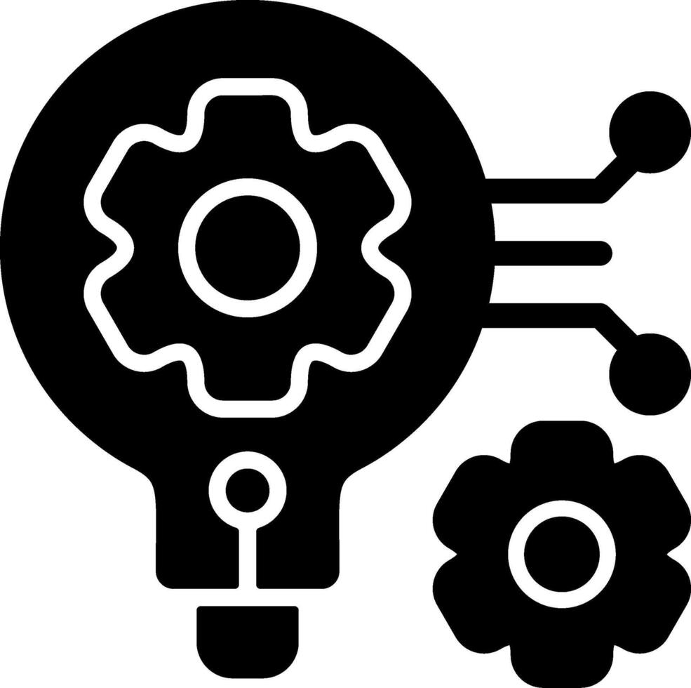 Tech Innovation Solid Style Icon vector