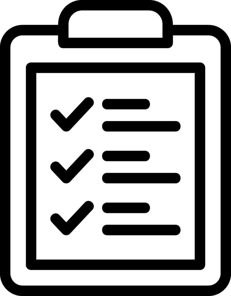List Solid Style Icon vector