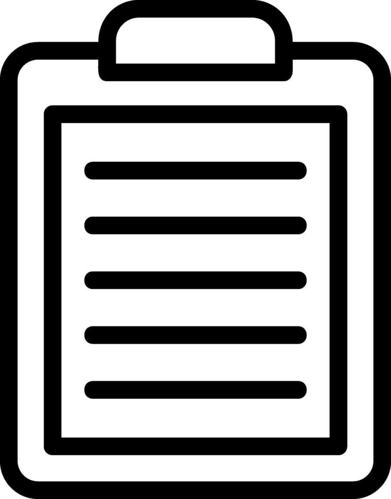 Clipboard Black Eps Icon vector