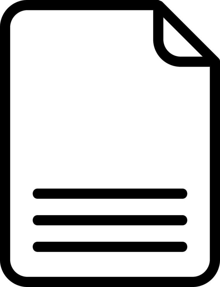 File Solid Style Icon vector