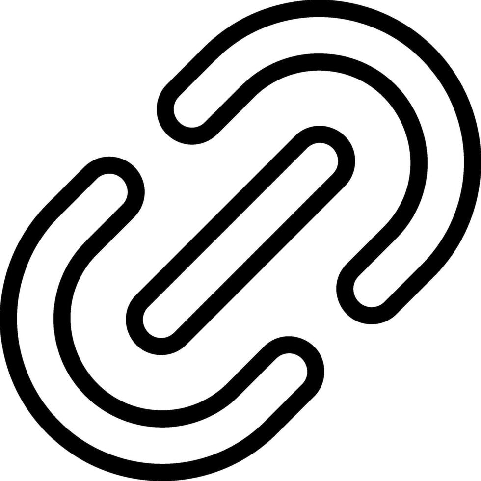 Link Outline Icon vector