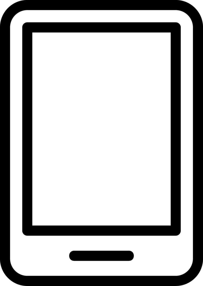 Mobile Outline Icon vector
