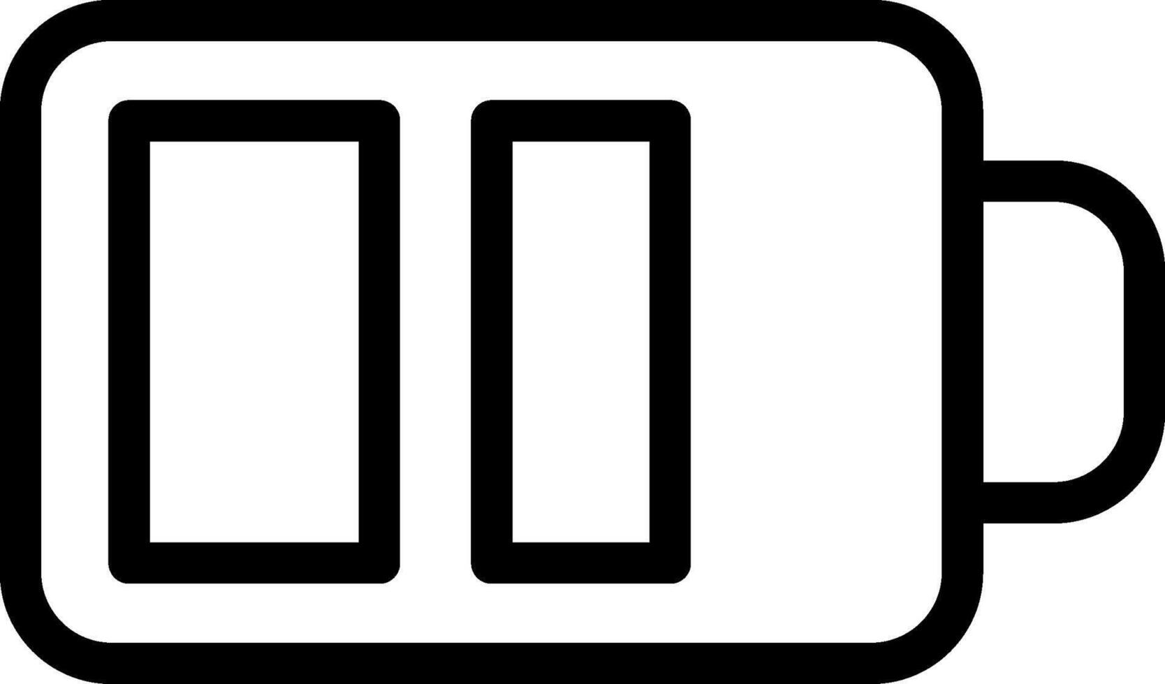 Battery Outline Icon vector