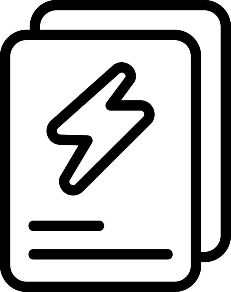 Bill Payment Outline Icon vector