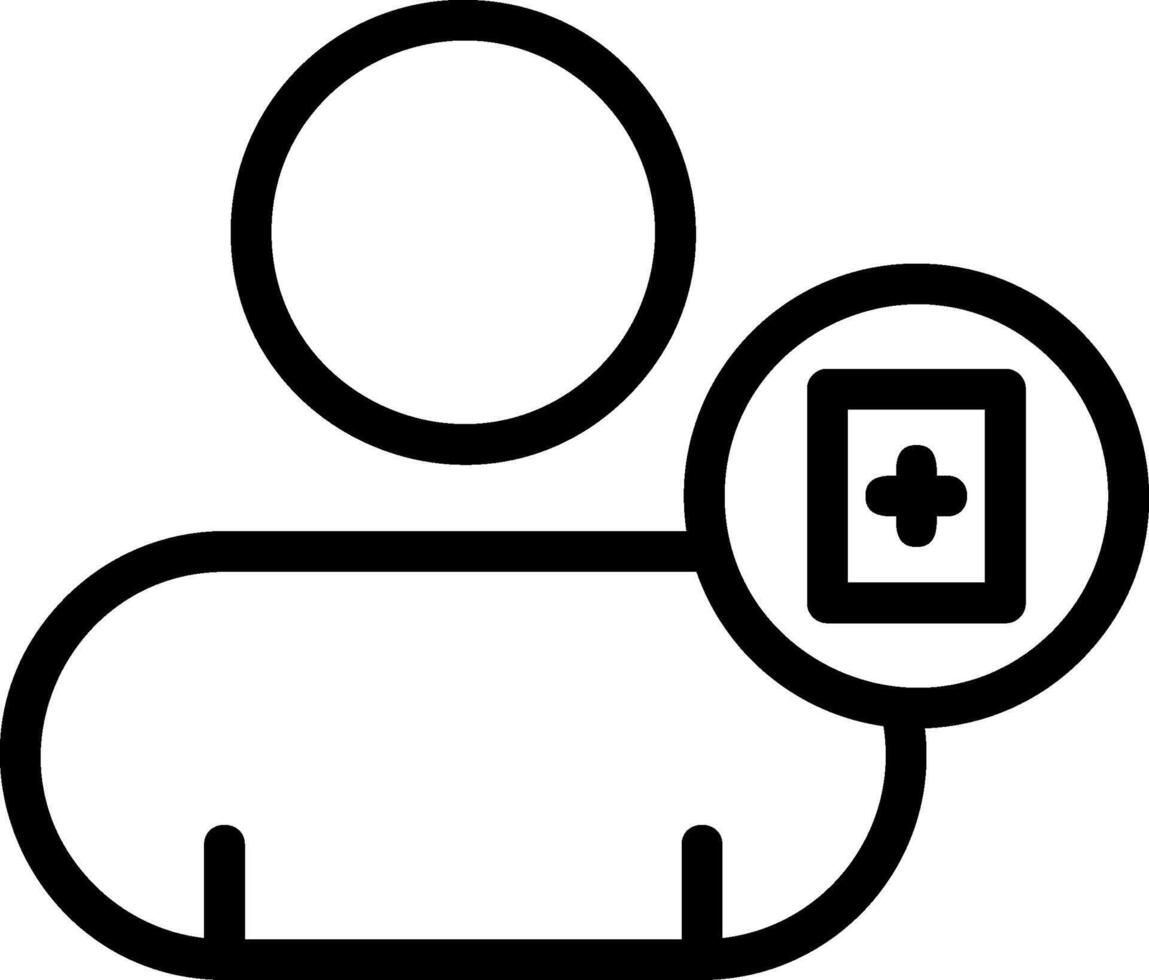 Add to List Outline Style Icon vector