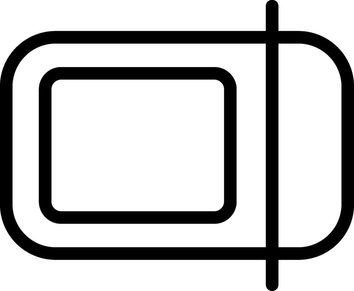 Rename Outline Style Icon vector