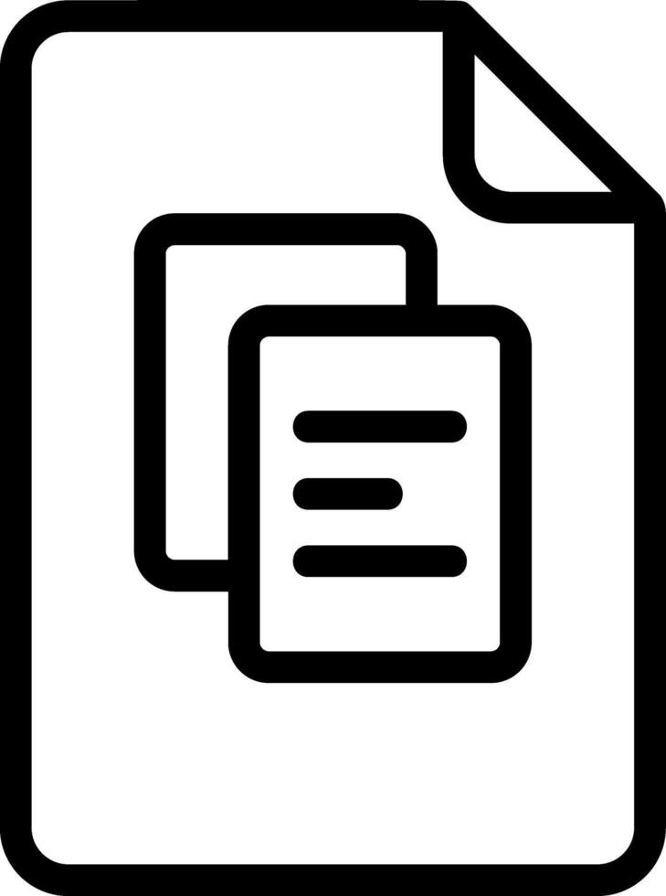 Copy Document Eps Icon vector