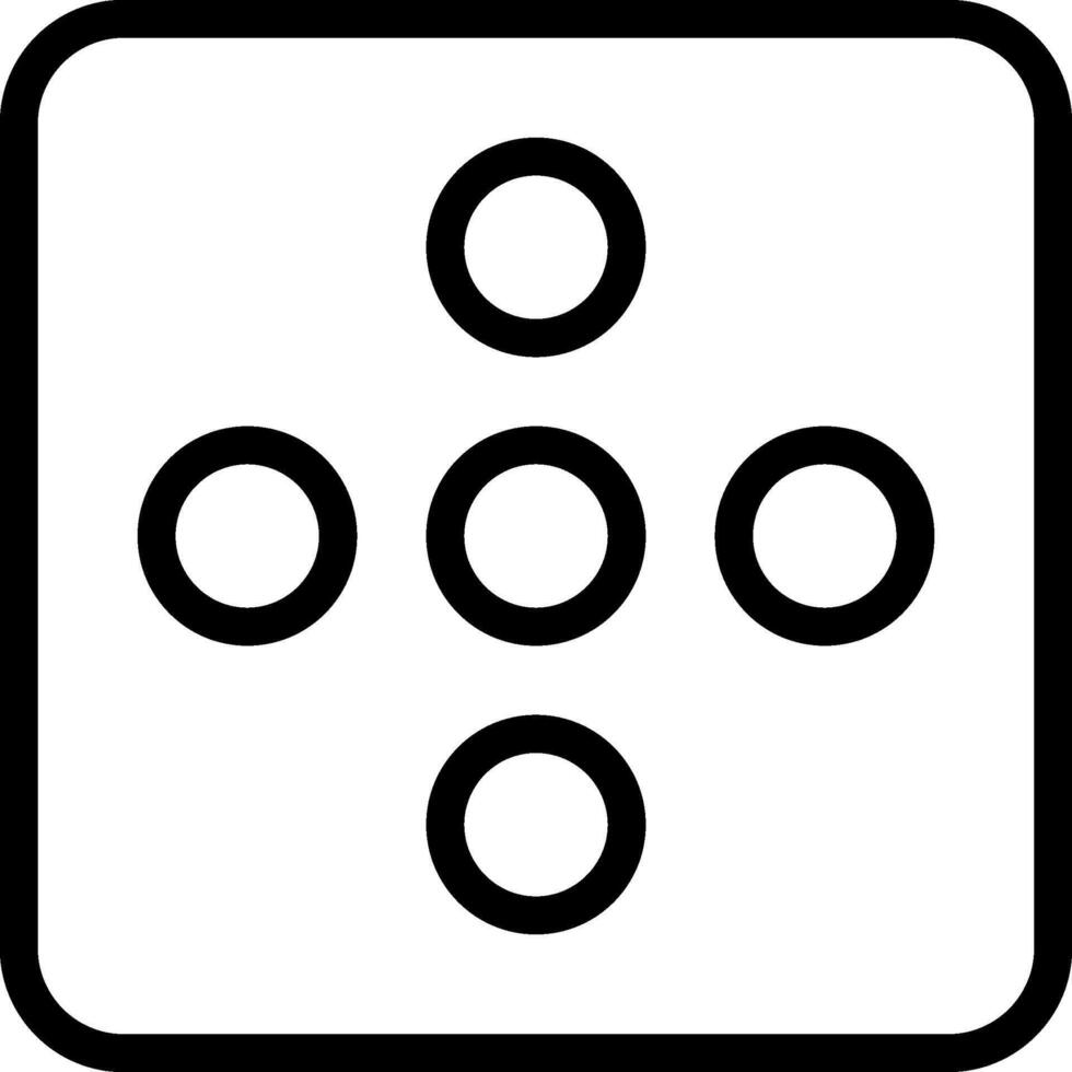 More Options Outline Style Icon vector