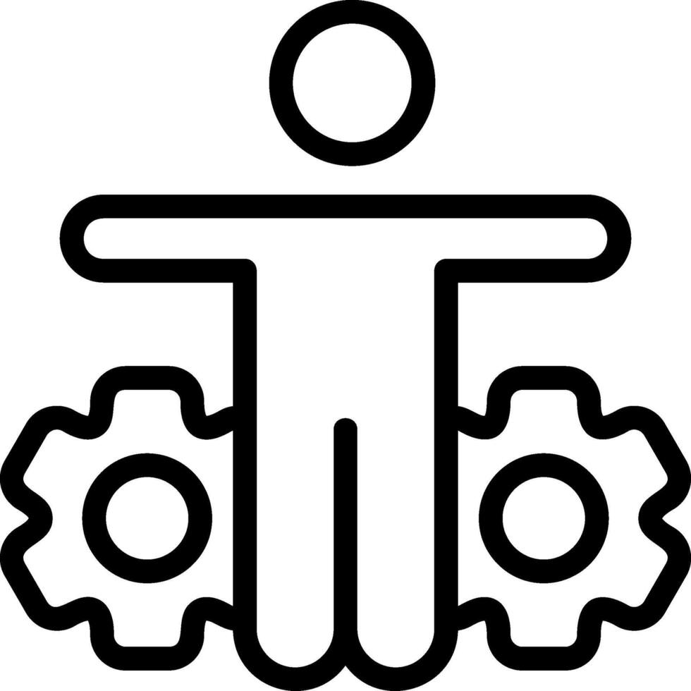 Business Ethics Outline Style Icon vector