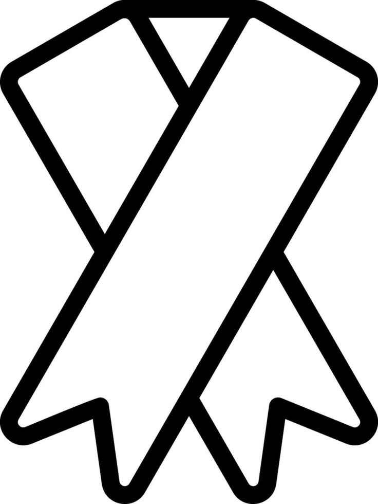Awareness Outline Style Icon vector