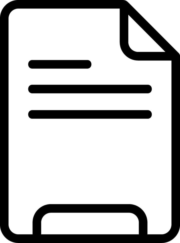 Document Eps Icon vector