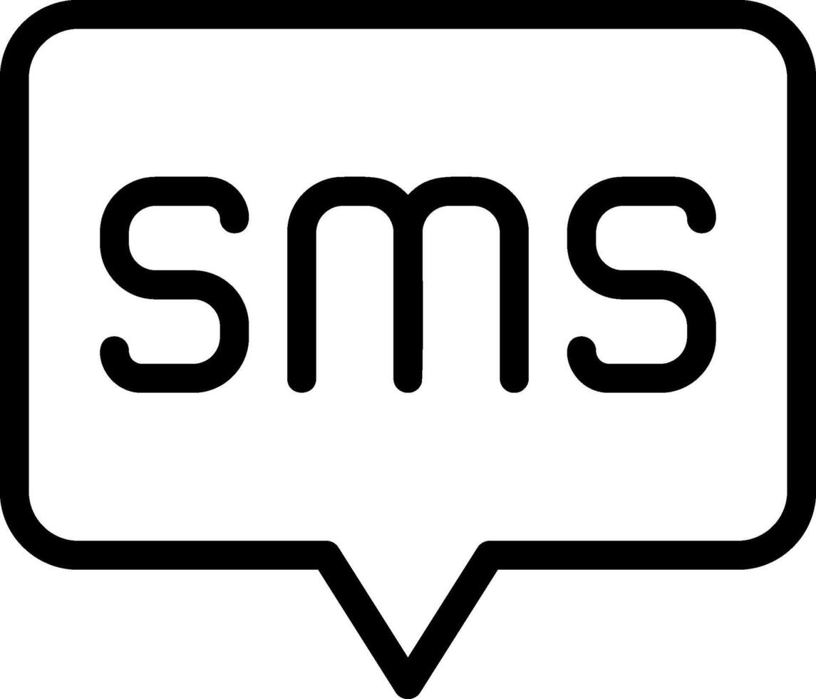 Communication SMS Eps Icon vector