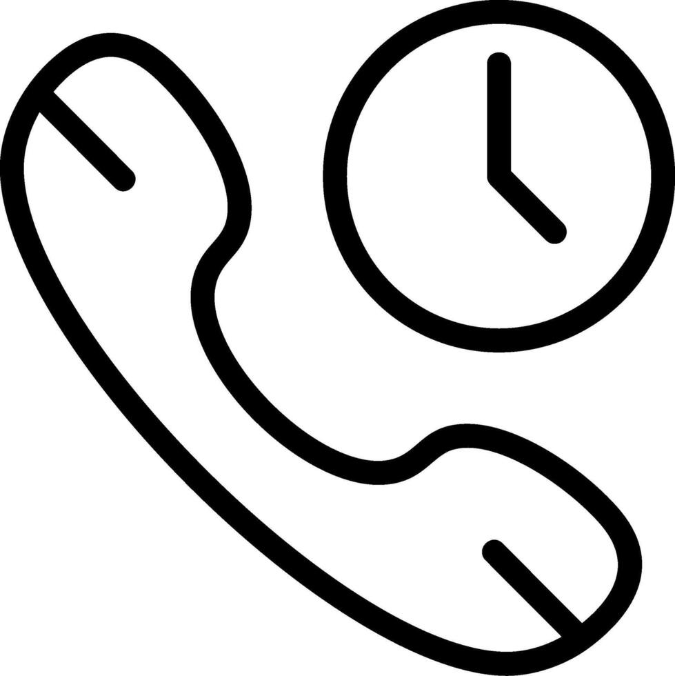 Support Black Outline Icon vector