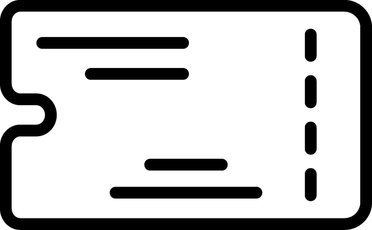 Coupon Code Outline Icon vector