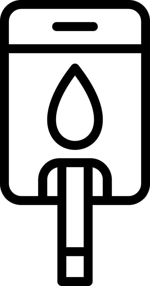 Glucose Meter Outline Icon vector