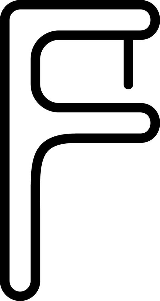 Dental Floss Outline Icon vector