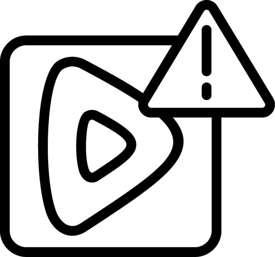 Rumble Outline Icon vector
