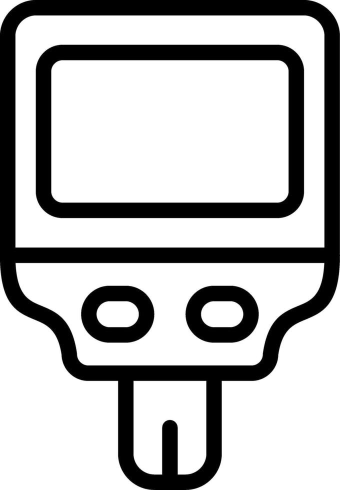 Diabetes Outline Icon vector