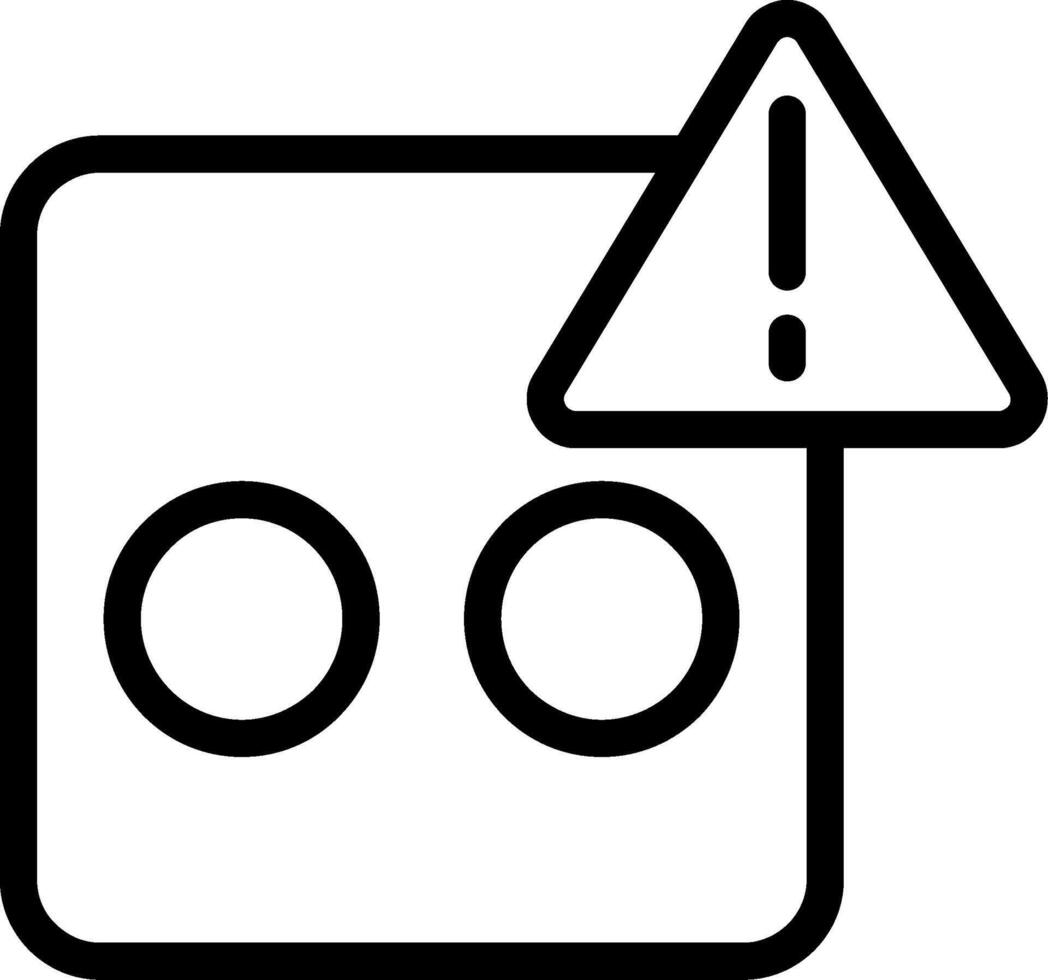 Flickr Outline Icon vector