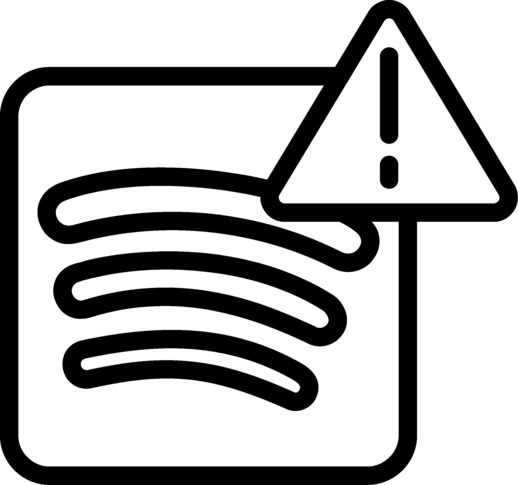 Spotify Outline Icon vector