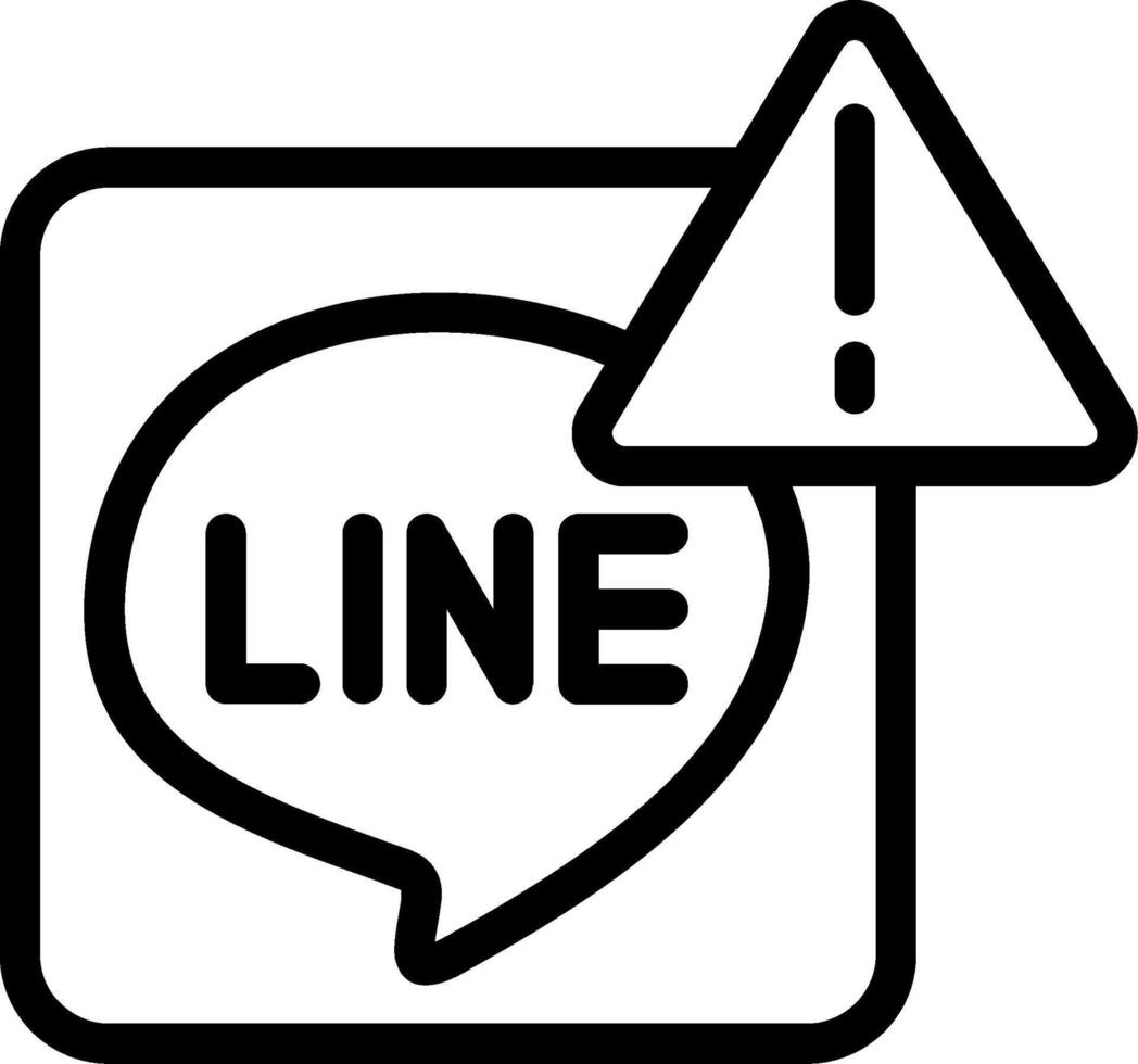 Line Outline Icon vector