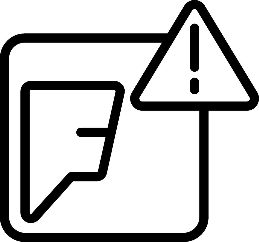 Foursquare Outline Icon vector