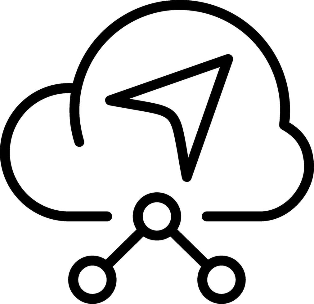 Share Network Icon vector