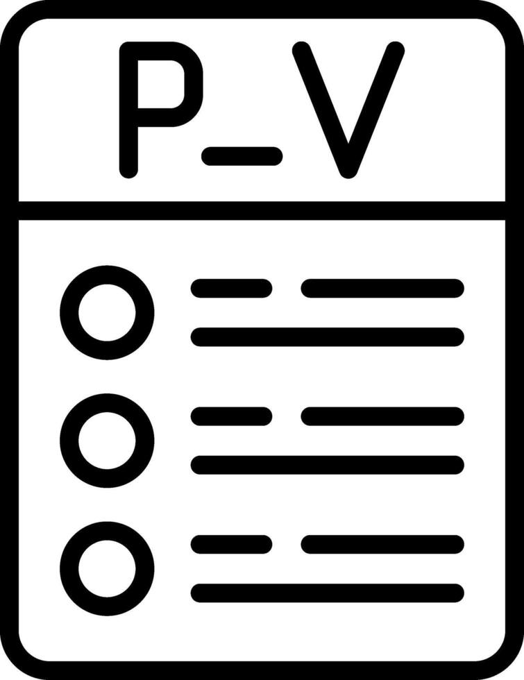 Parking violation Outline Icon vector