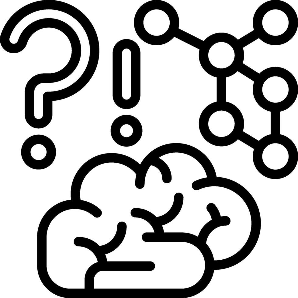 Perception Outline Icon vector
