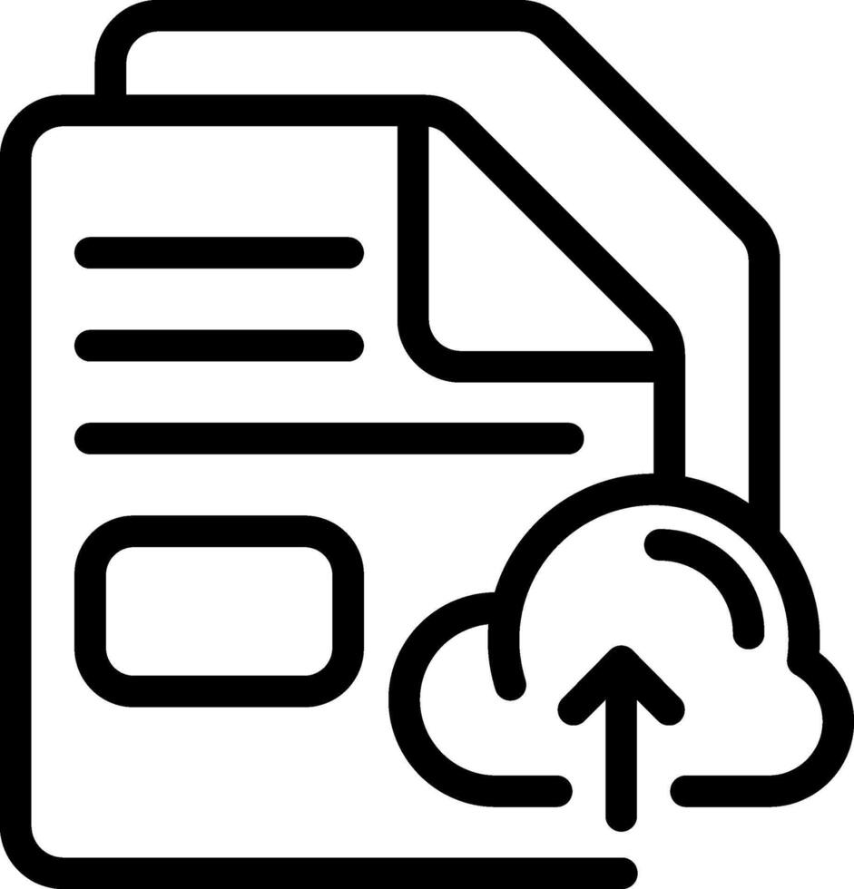 File stored as a backup copy vector
