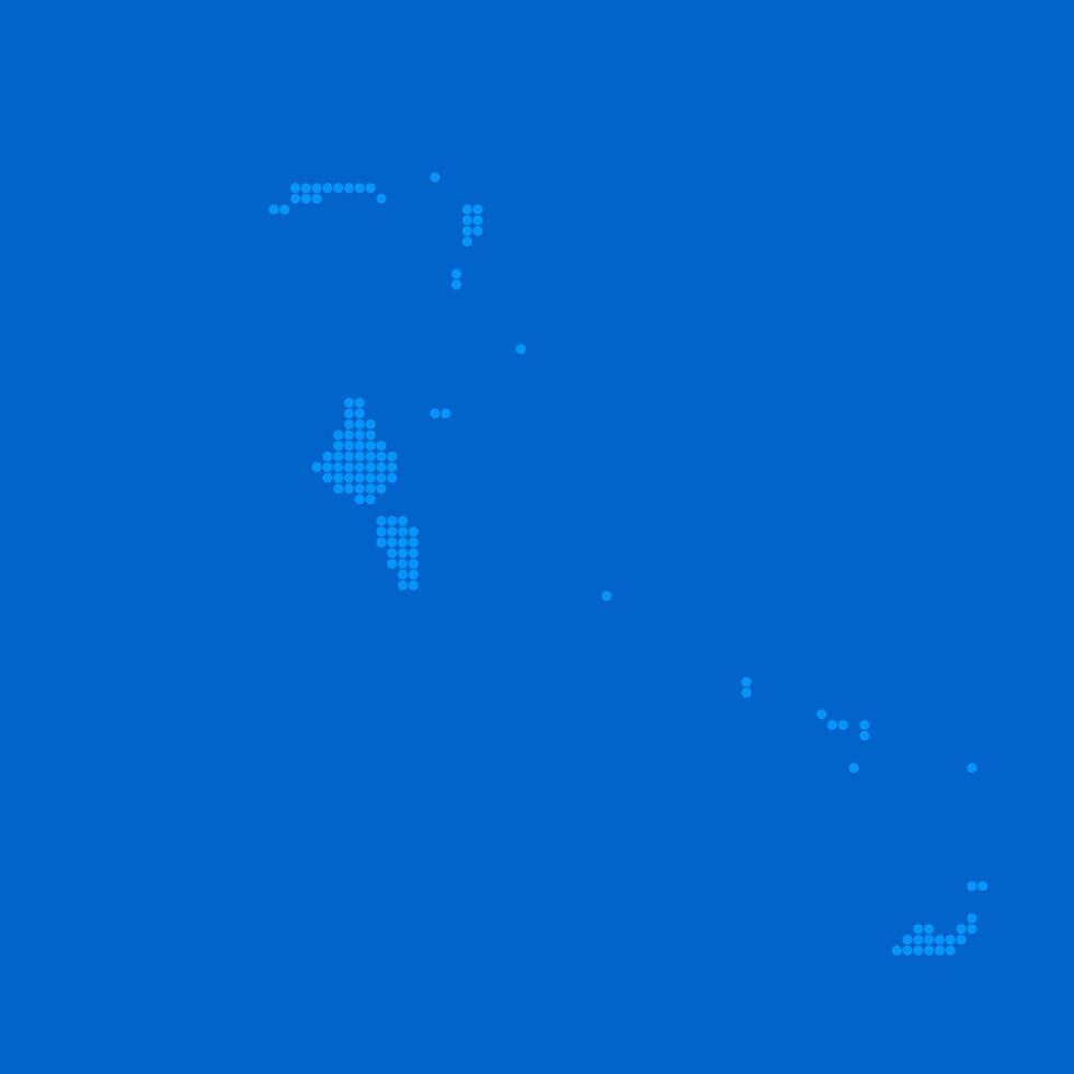 Blue halftone dot outline map background of Bahamas vector