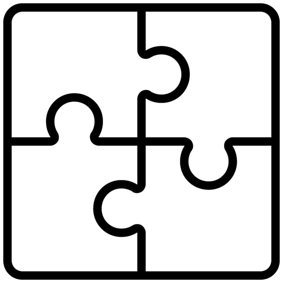 Puzzle icon Design vector